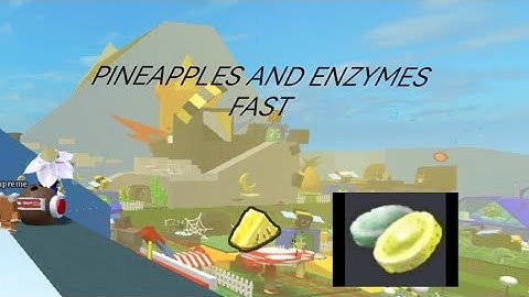 How to get pineapples and enzymes FAST (Roblox Bee Swarm Simulator)