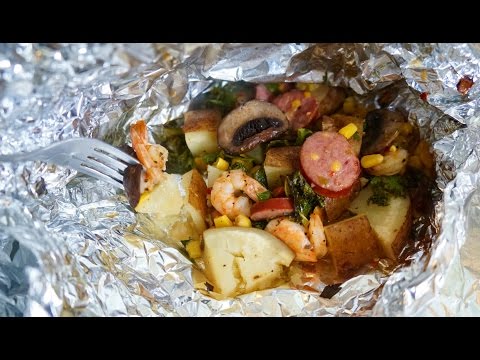 BEST!!! Shrimp, Veggie, Potato Foil Pack | Oven Baked| MUST TRY RECIPE!