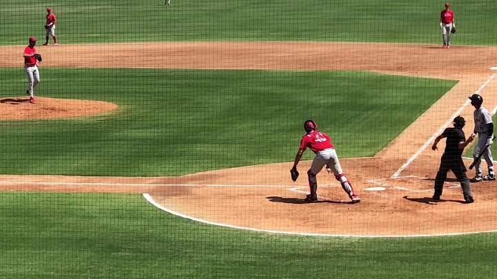 Josh Hendrickson gets a strike out in Fall Instruc...