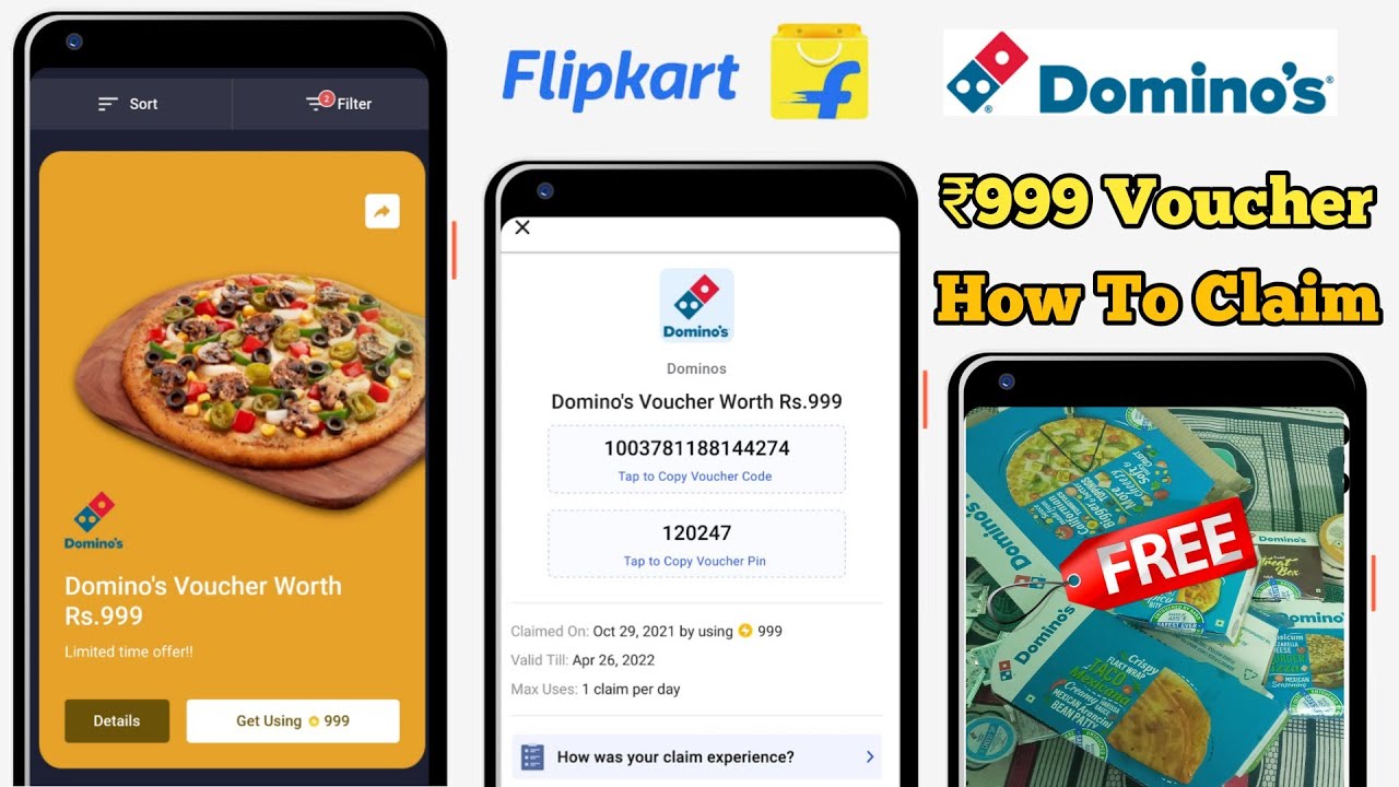 How To Claim Free 999Rs Flipkart Dominos Gift Voucher Using SuperCoins how-to-claim-free-999rs-flipkart-dominos-gift-voucher-using-supercoins