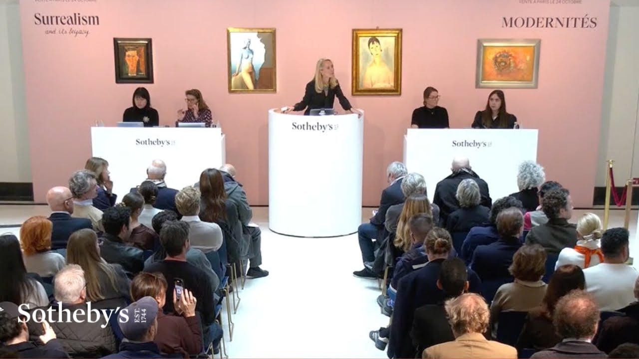 Surrealist Masterpiece Flies to €10.6 Million in Bidding Battle | Sotheby's