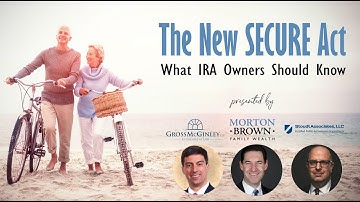 The SECURE ACT: What IRA Owners Should Know