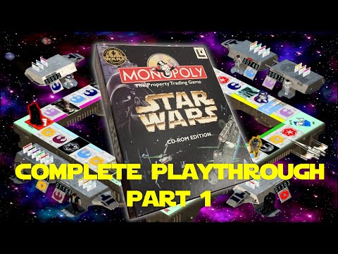 Star Wars: Monopoly (CD-ROM, 1997) - Longplay, Part 1: AI vs AI (No Commentary)