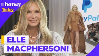 Supermodel Elle Macpherson's first appearance on the runway in a decade | 9Honey