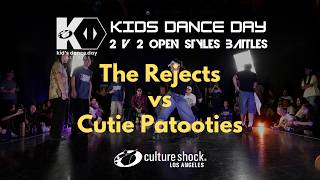 The Rejects Vs Cutie Patooties Top 8 Kids Dance Day 2026 2V2 Open Styles Battles