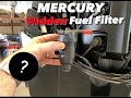 Mercury Hidden Fuel Filter New Location