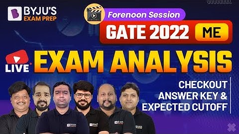 GATE 2022 Question Paper Discussion | Forenoon | ME | Answer Key, Expected Cut off & Paper Pattern