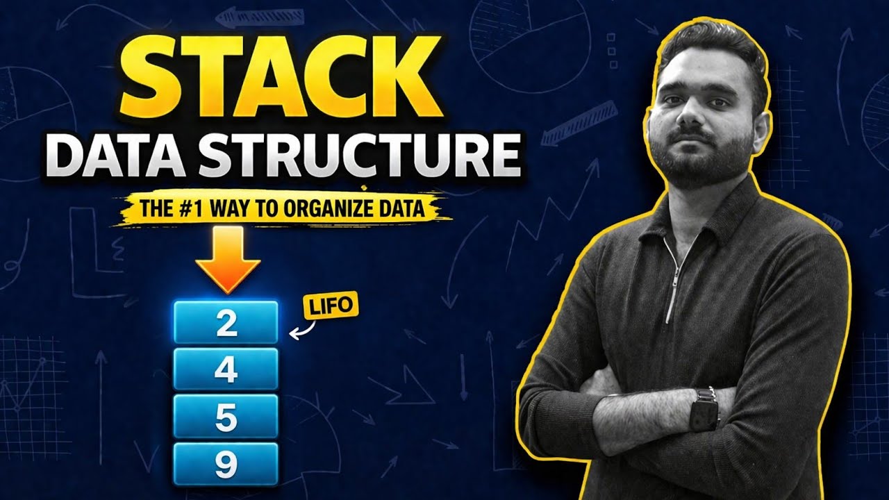 Stack Data Structure Explained | LIFO with Example - YouTube