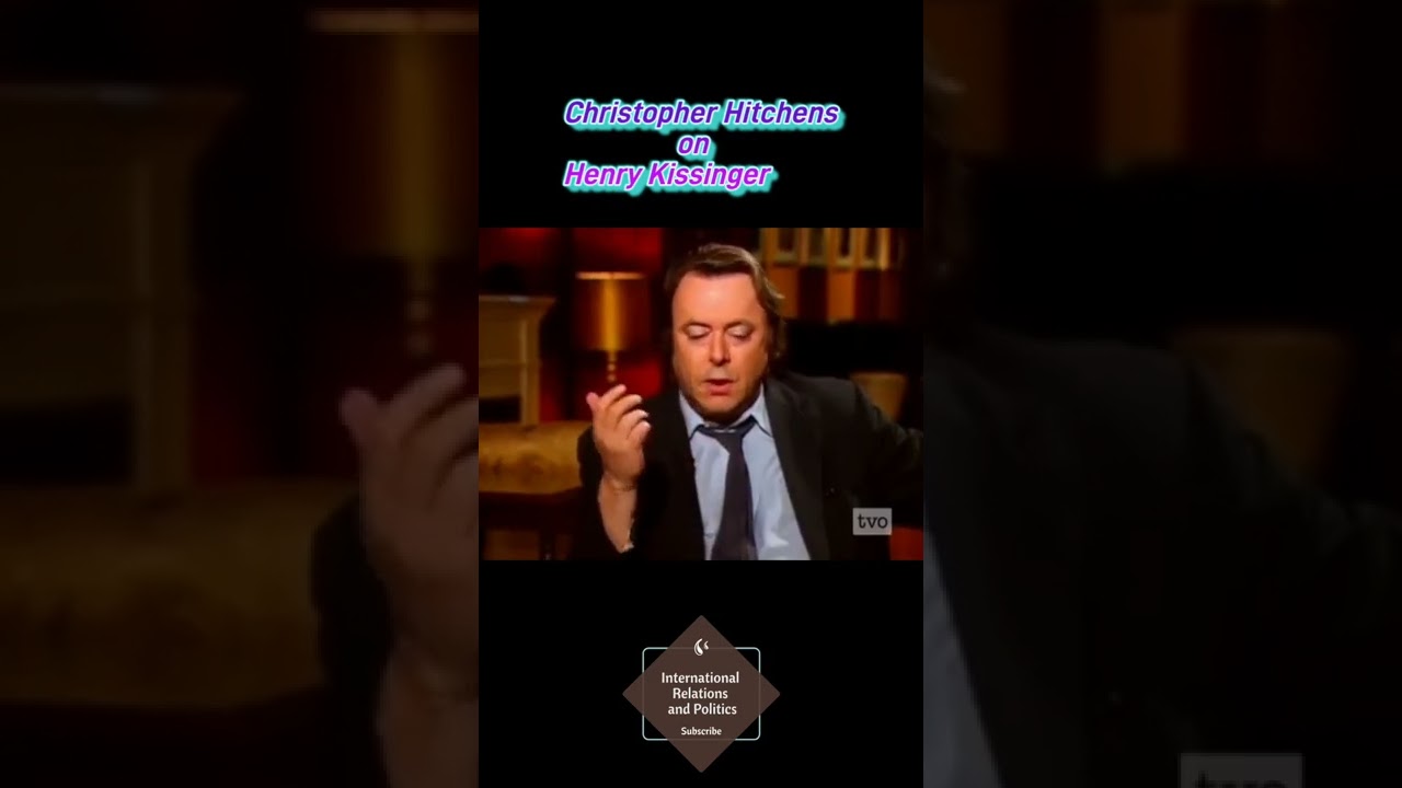 Hitchens on Henry Kissinger War Crimes, plans to Assassinate 