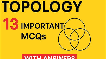 "PG TRB Mathematics Topology – 13 Important MCQs with Answers | Unit 3 Exam Prep"