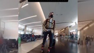 Man discovers secret to beating SLC Airport's long walks