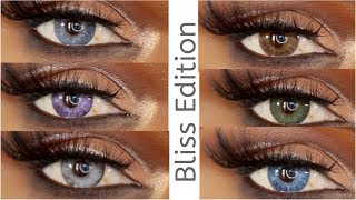 Colorcl.com contact lens (Bliss Edition). 8 different colours. | Dilias Empire.