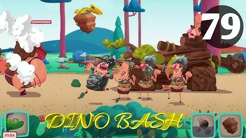 Dino Bash Level 79 (Rain Cloud) Android walk-through Gameplay...!  Rain Cloud Unlocked