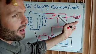 Charging alternator wiring diagram circuit explain, how install alternator