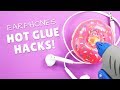 3 Cool Earphones Holders Made With Hot Glue | Hot Glue Gun Life Hacks