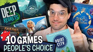 10 Board Games Being Played NOW - Peoples Choice Board Game Picks!