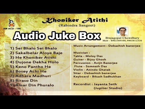 khoniker-athithi-|-ক্ষনিকের-অতিথি-|-non-stop-rabindra-sangeet-|-brajagopal-chowdhury-|-krishna-music