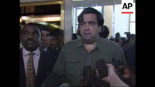 Zaire - Arrival of US envoy