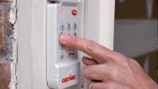 Genie Garage Door Opener Keypad Programing Instructions