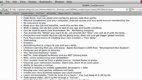 1.1 Why Become A GlobalCodeGuild.com Member...FREE!