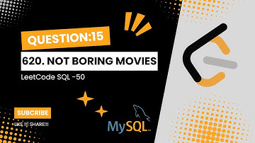 LeetCode 620 -  Not Boring Movies || LeetCode SQL 50 || Day 15 || Easy and simple solution
