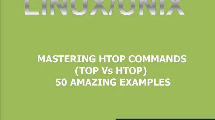 Mastering Linux HTOP Command
