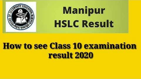 How to see result HSLC class 10 exam result 2020 see the video