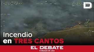 El viento obliga a activar la situación operativa 2 en un incendio desatado en Tres Cantos