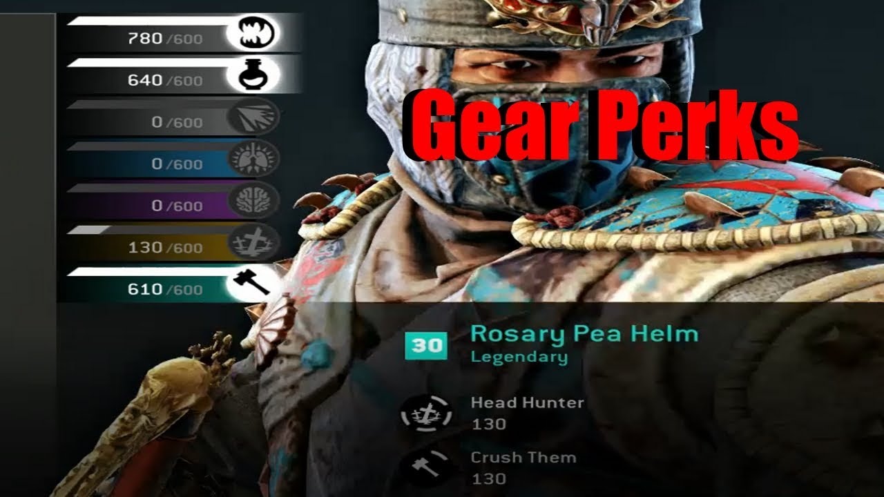For Honor Perks Overview YouTube
