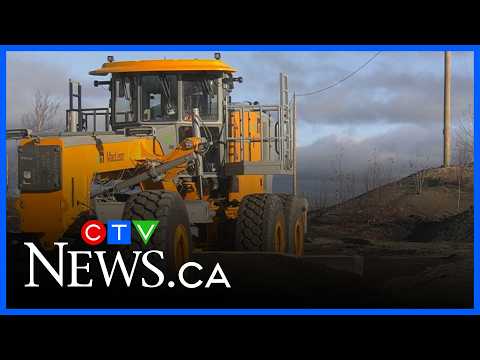 Electric grader on display in Sudbury shows a cleaner future for the mining industry