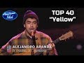 Alejandro Aranda sing "Yellow" in The Showcase Round on American Idol 2019