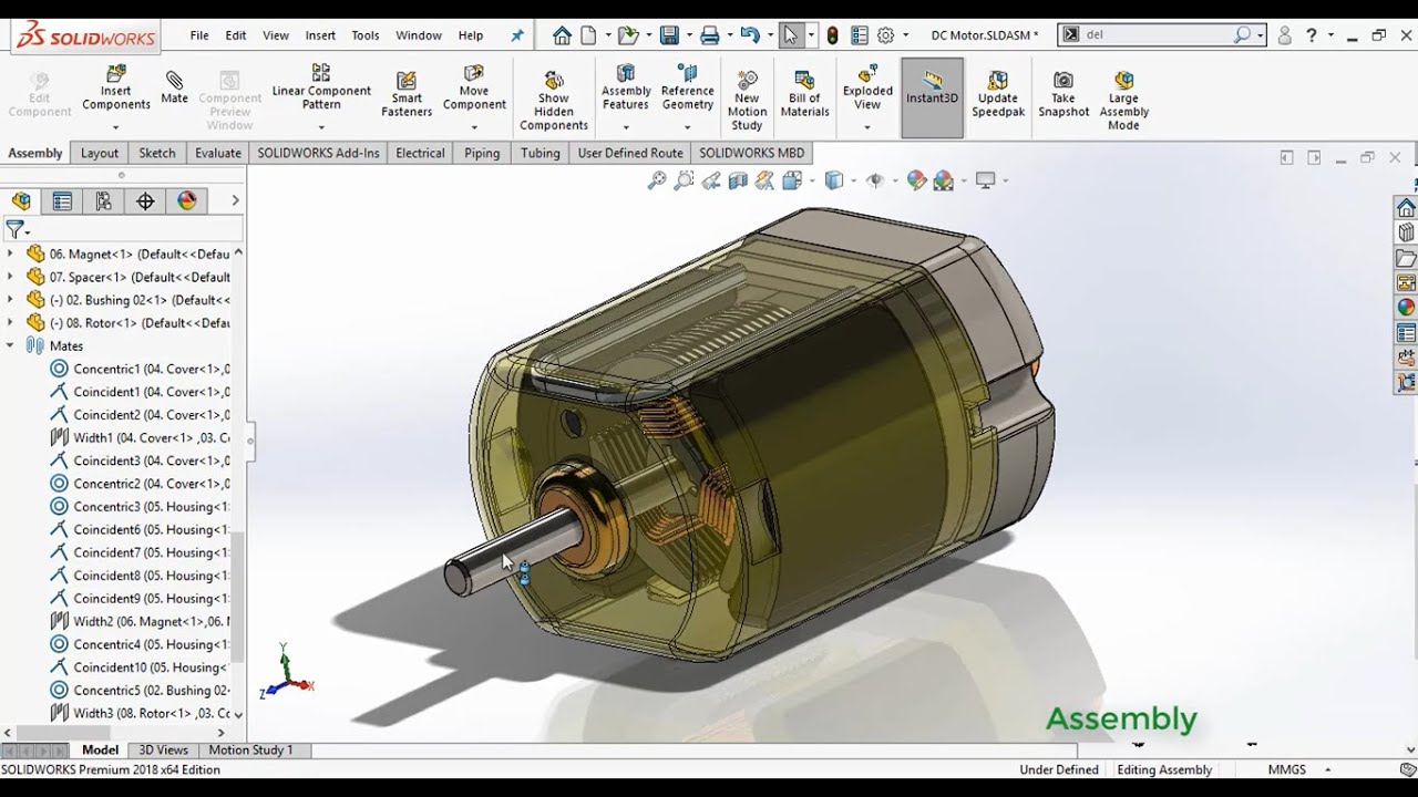 download solidworks motor library