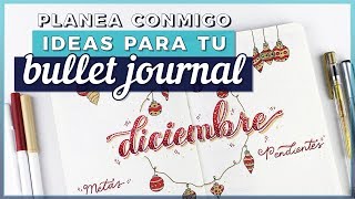 ✧ Bullet Journal Diciembre 📓  planea conmigo con vibra navideña ✧ by Planner Dudette 1,438 views 4 years ago 6 minutes, 30 seconds