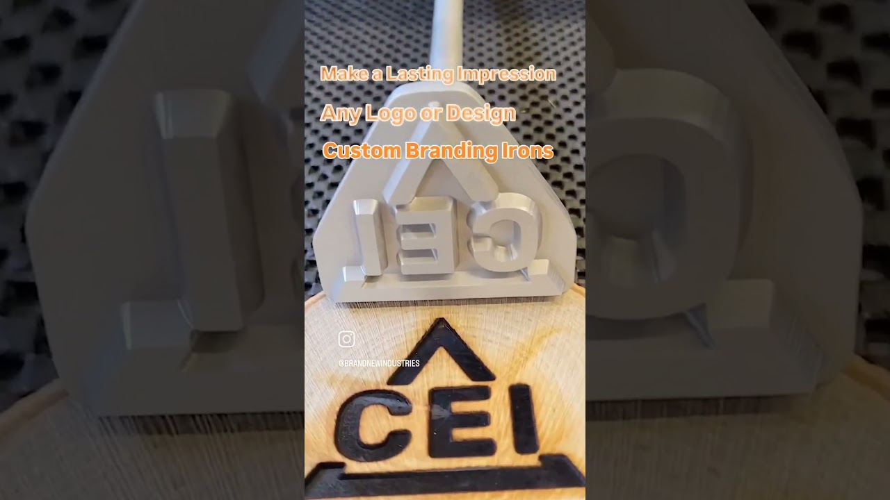 Corporate Promotion or Event Swag Gift Ideas - Custom Branding Irons. Any Logo or Design. On Sale!