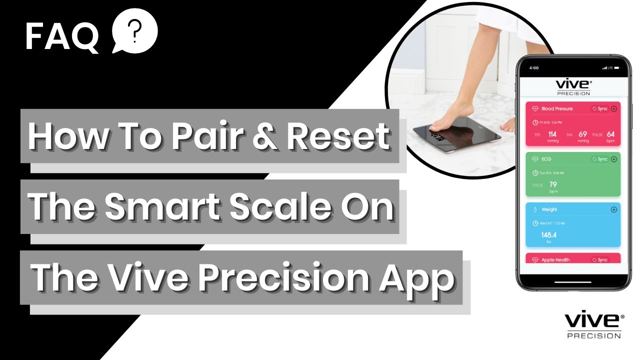 Smart Body Fat Scale Vive Precision