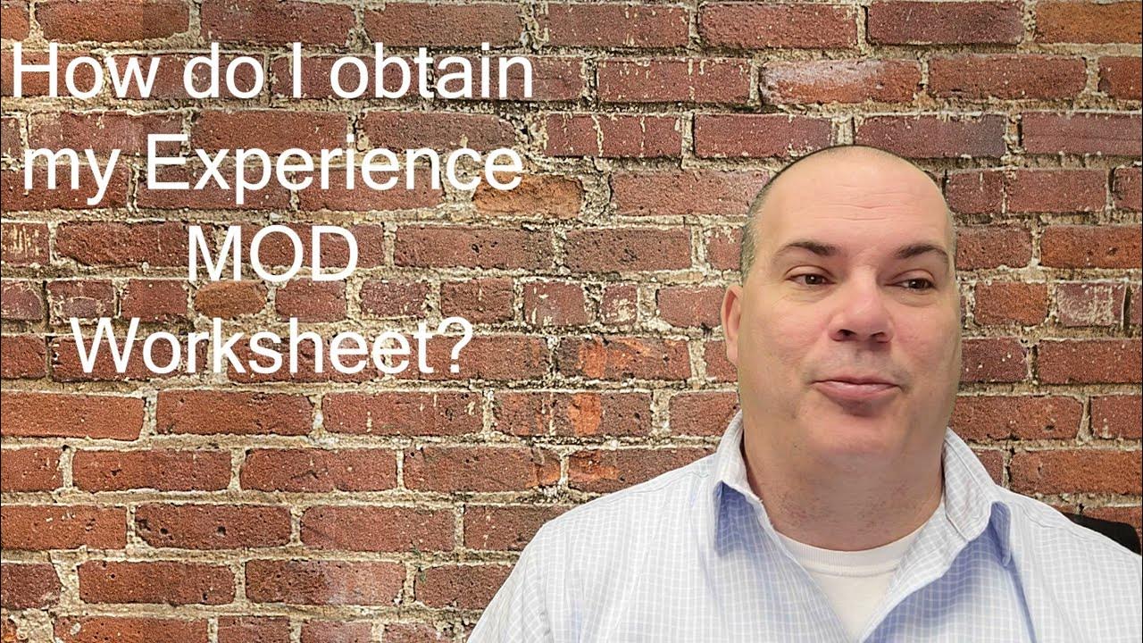 Work comp Episode 4 - How to obtain your Experience Mod Worksheet - YouTube