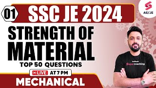 SSC JE 2024 Mechanical Engineering | Most Expected Questions | RRB JE 2024 Mechanical by Rahul Sir