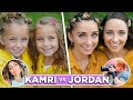 Jordan Matter vs Kamri | 5-Minute Photo Challenge Recreating ICONIC Twin Pics!