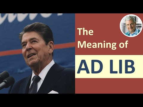 What is the Meaning and Definition of AD LIB? (4 Examples)