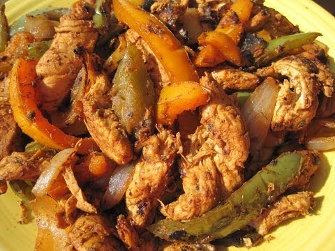 SPICY CHICKEN FAJITAS - How to make SPICY CHICKEN FAJITAS Recipe