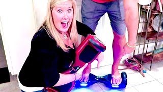 COUPLES HOVERBOARD UNBOXING (2 Wheel Self-Balancing Electric Smart Scooter) screenshot 4