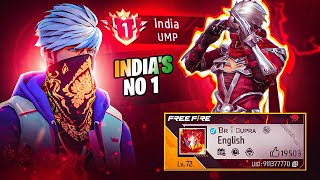 INDIA'S NO.1 PLAYER VS HAKSON BHAI | GOD LEVEL UMP GAMEPLAY | FREE FIRE MAX | HAKSON OFFICIAL