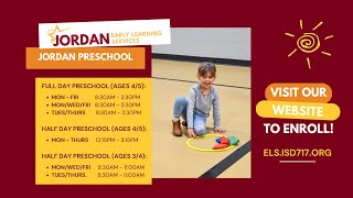 Jordan Preschool Enrollment Video 26-27 News
