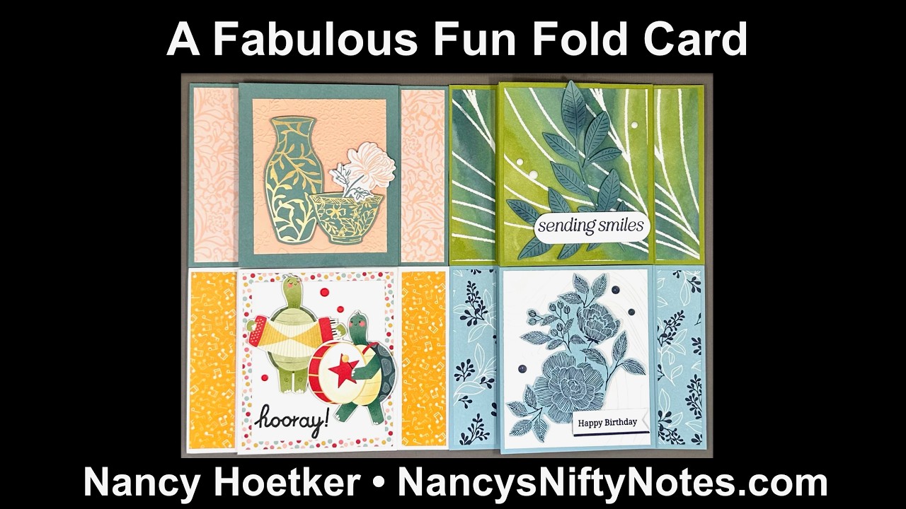 A Fabulous Fun Fold Card - YouTube