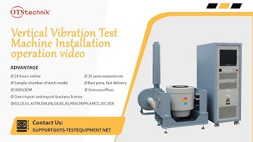 Vertical Vibration Test Machine Installation operation video