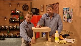 In this video we show you how to make a stool from wood. We use pine wood with these easy to follow instructions.