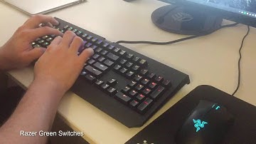 Razer Blackwidow vs Ducky One vs Filco Ninja TKL (Mechanical Switch Comparison)
