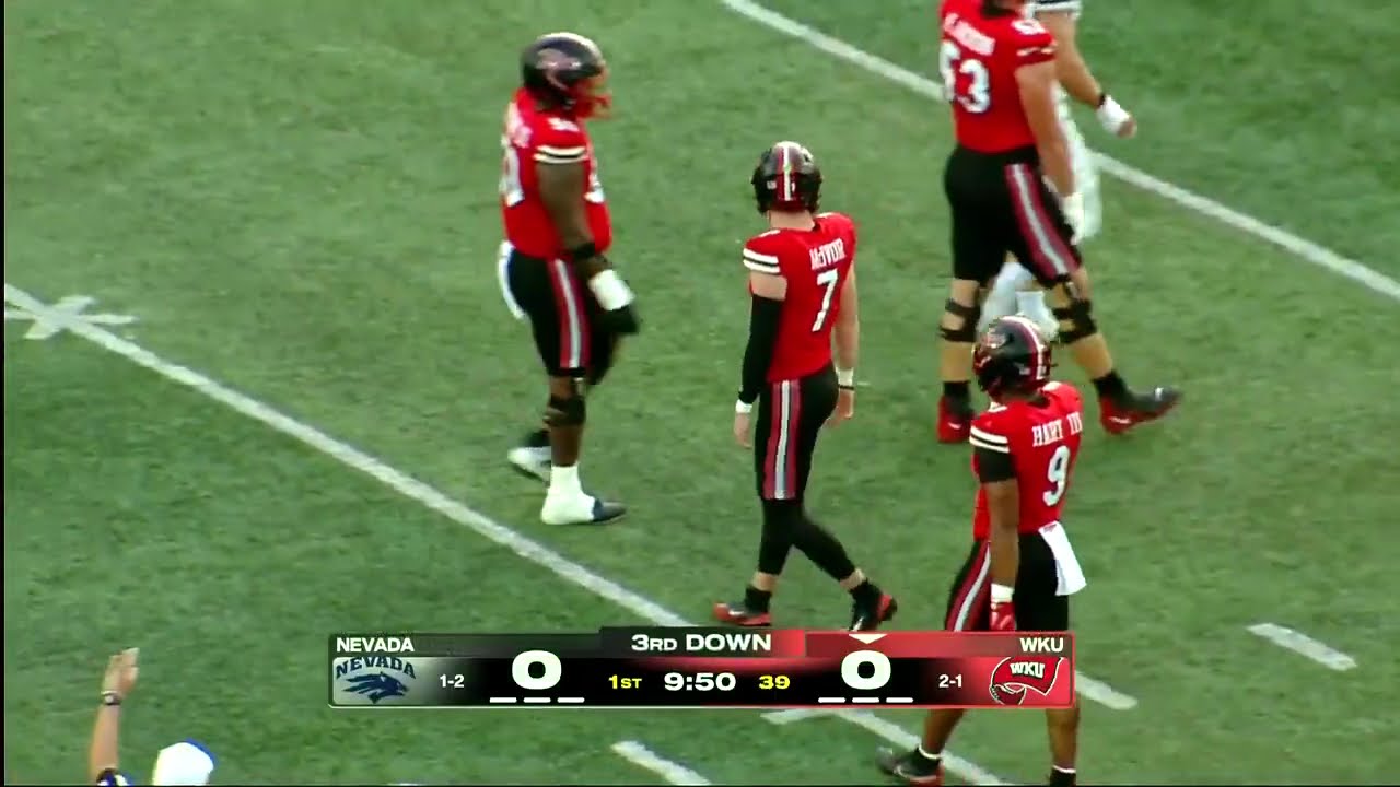 Nevada @ Western Kentucky Football - Sept 20, 2025 - FULL COMMERCIAL FREE