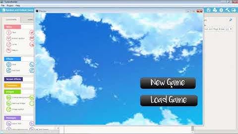 TyranoBuilder 1.7---Show Default and Random Name
