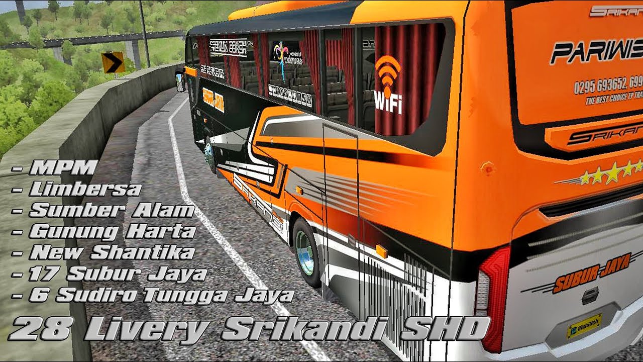 Livery Bussid Srikandi Shd Jernih Terbaru Jetbus 3 - livery truck anti gosip